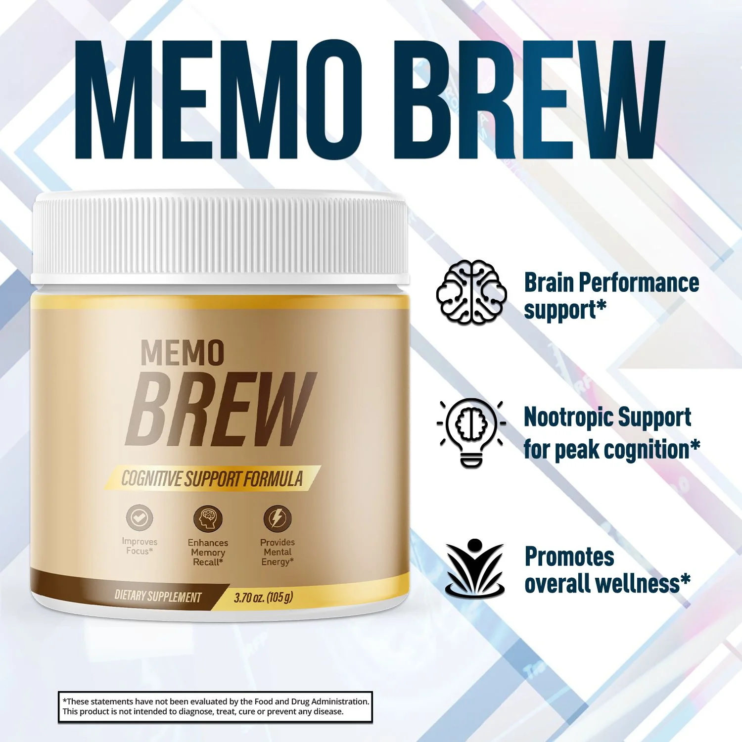 MemoBrew Brain Support Supplement